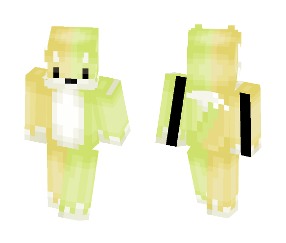 Lemon-Lime Fox - Interchangeable Minecraft Skins - image 1