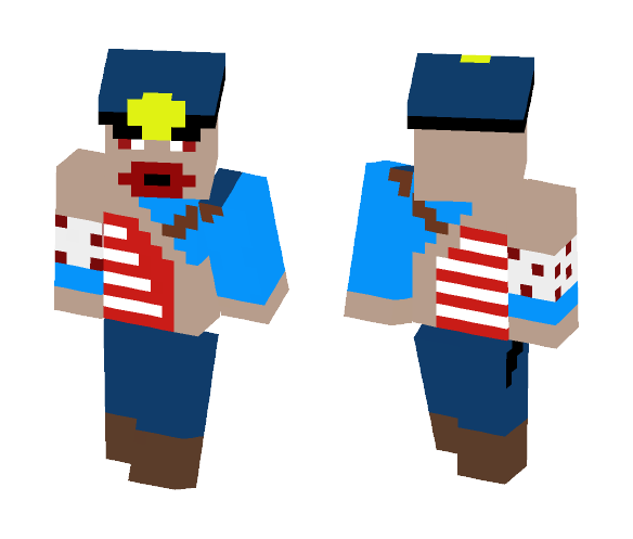 Police Zombie (TimeSplitters) - Male Minecraft Skins - image 1