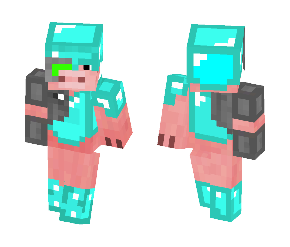 Battle Pig - Interchangeable Minecraft Skins - image 1