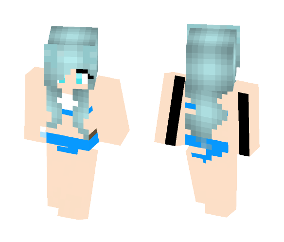 Lifeguard Beach Babe Katelyn - Female Minecraft Skins - image 1