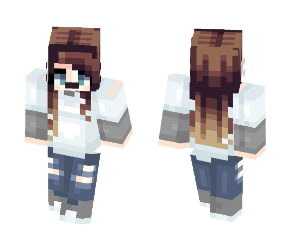 Cutie cx || Uchu - Female Minecraft Skins - image 1
