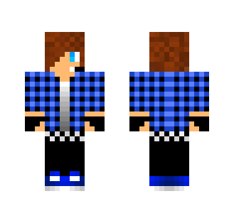 boy in blue shirt - Boy Minecraft Skins - image 2