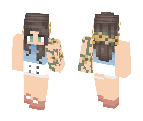 Flower girl - Girl Minecraft Skins - image 1