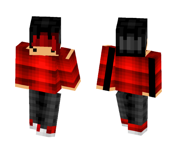 Kid With RedShirt - Male Minecraft Skins - image 1