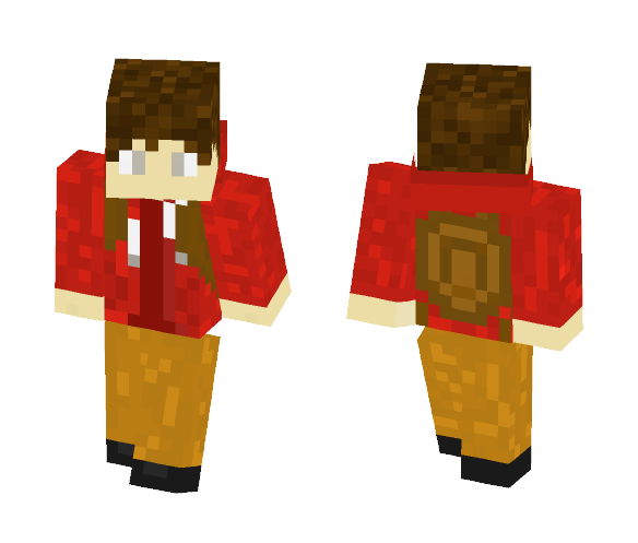 Man in red Hoodie! - Male Minecraft Skins - image 1