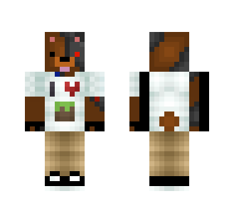 Ilove MC tean bear 3D - Male Minecraft Skins - image 2