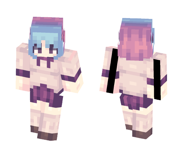 oc / carolynn (re-shaded) - Female Minecraft Skins - image 1