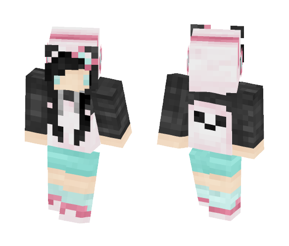 PinkPandaGal (Request) - Female Minecraft Skins - image 1