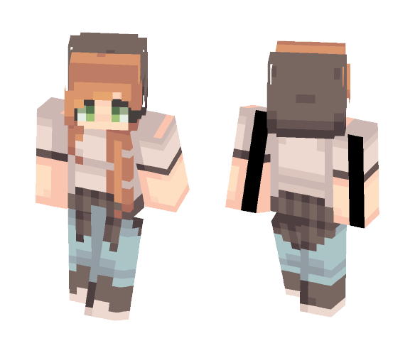 ƁℓυєAηgєℓ ~ Knivies ST - Female Minecraft Skins - image 1