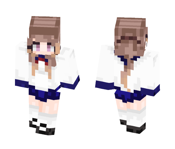 ∞Døm∞School Uniform - Female Minecraft Skins - image 1