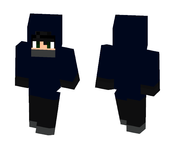 Ninja, with blue coat - Male Minecraft Skins - image 1