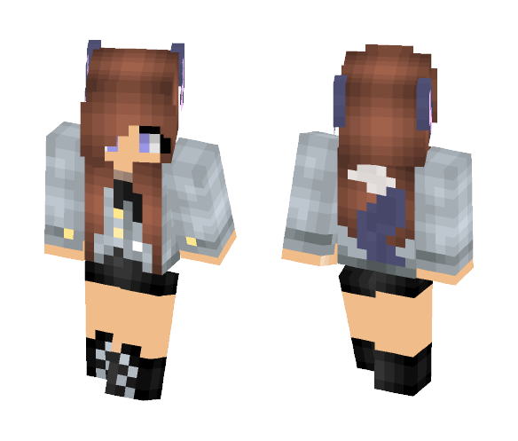 Werewolf girl - Girl Minecraft Skins - image 1