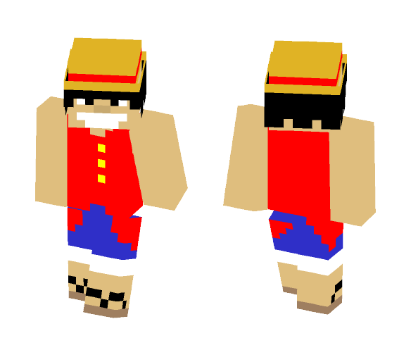 Monkey D. Luffy - Male Minecraft Skins - image 1