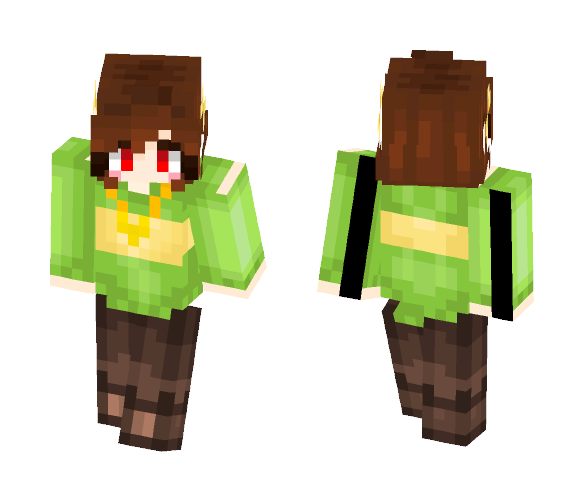 UnderTale Chara - Female Minecraft Skins - image 1