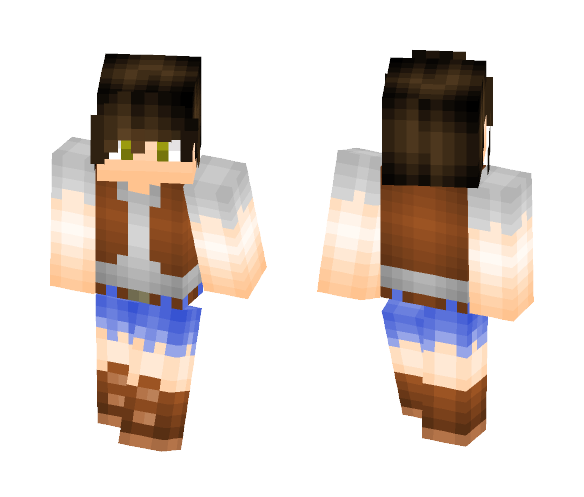 -Leather waistcoat boy- - Male Minecraft Skins - image 1