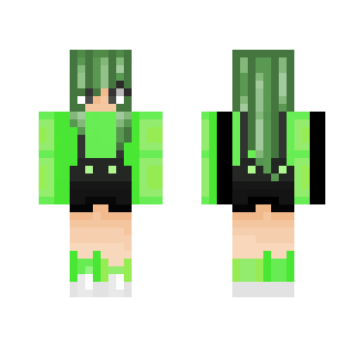 Sиoɯч???????????????? -- Green - Female Minecraft Skins - image 2