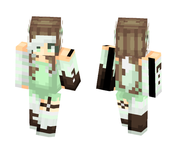 Persona/OC ~ Aero Mint + Le Art ~ - Female Minecraft Skins - image 1