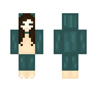 ѕnorlaх oneѕιe ~ вrown нaιr - Female Minecraft Skins - image 2