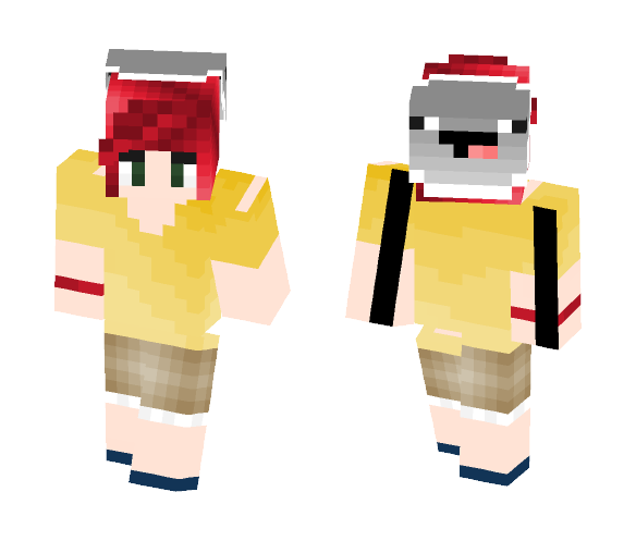 Love Love Paradise Themed Skin - Male Minecraft Skins - image 1