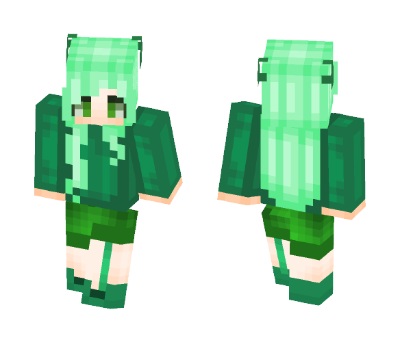 Green Is In The Air ~Scartha~ - Male Minecraft Skins - image 1