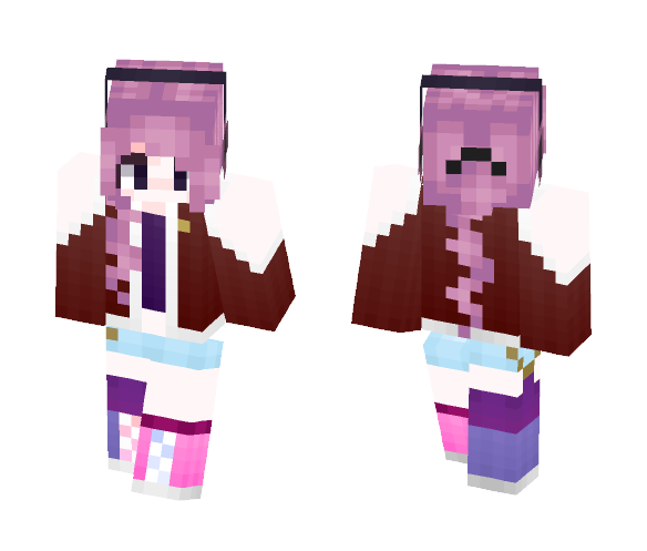 Pinkish Purple - Female Minecraft Skins - image 1
