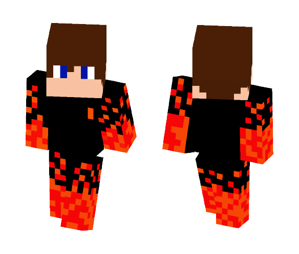 Flame Boy - Boy Minecraft Skins - image 1