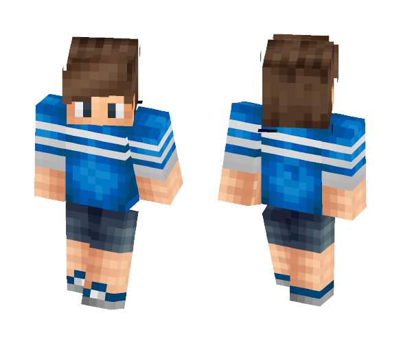 Summer Blue Man! - Male Minecraft Skins - image 1