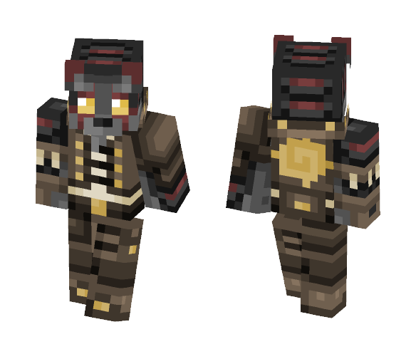 1.8+ | Blood Hound Explorer - Male Minecraft Skins - image 1