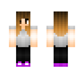 -Brunette girl in leggings- - Girl Minecraft Skins - image 2