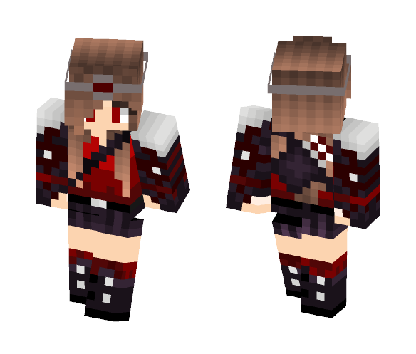 Shadow archer girl - Girl Minecraft Skins - image 1
