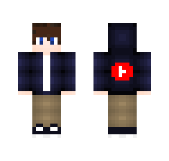 Youtube Teen Blue - Male Minecraft Skins - image 2