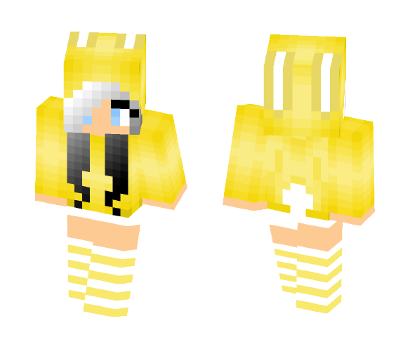 Yellow Bunny Girl - Girl Minecraft Skins - image 1