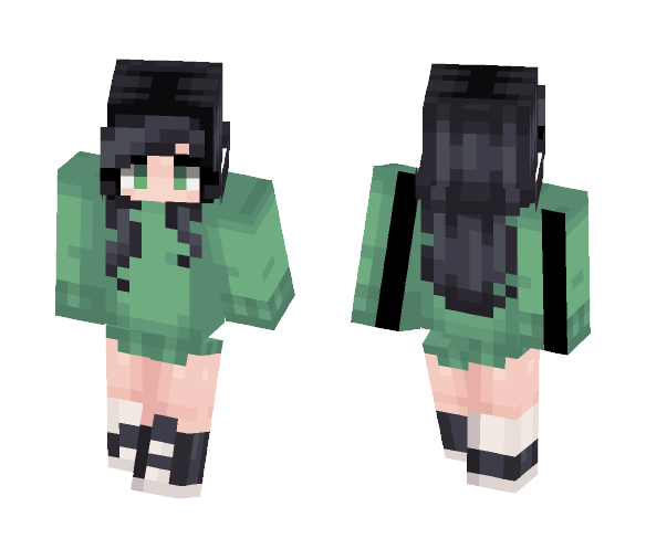 Green Sweater - Requested - Female Minecraft Skins - image 1
