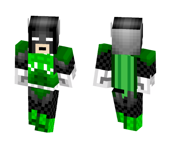 Green Lantern Batman - Batman Minecraft Skins - image 1