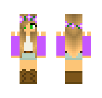 Little Kelly With Purple - Female Minecraft Skins - image 2