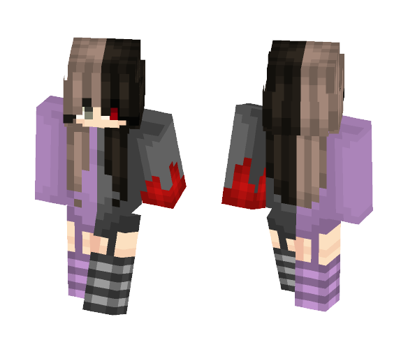 Your dark side is beautiful - Female Minecraft Skins - image 1