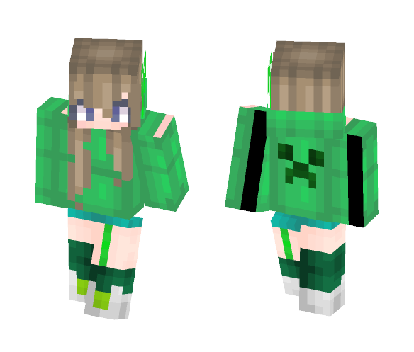 Lil' Creeper ~Scartha~ - Female Minecraft Skins - image 1