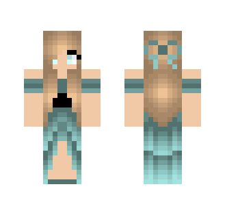 Waterfall dress - Female Minecraft Skins - image 2