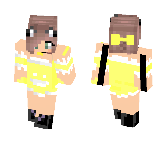 Yellow Maid - Female Minecraft Skins - image 1
