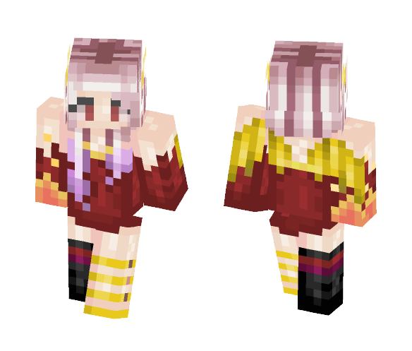 Fiery Phoenix - Female Minecraft Skins - image 1