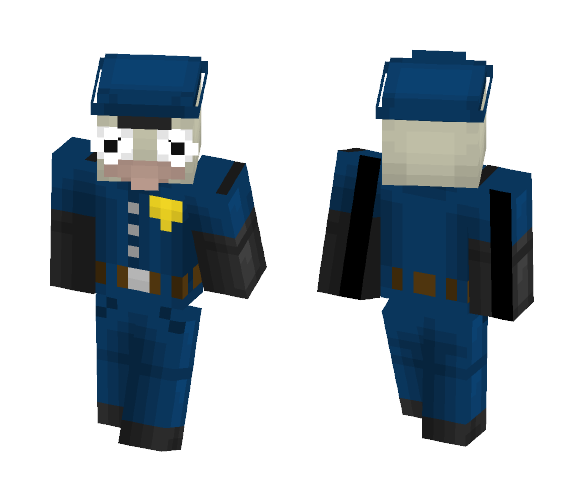 Police Ostrich - Interchangeable Minecraft Skins - image 1