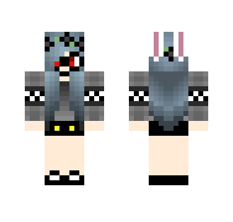 Goth Bunny - Female Minecraft Skins - image 2