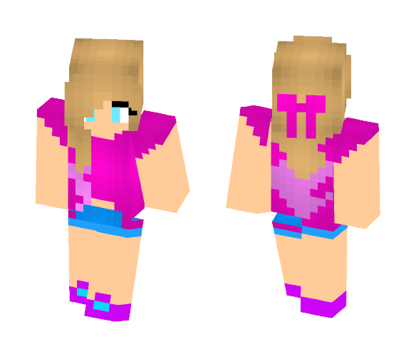 Cute Summer Girl - Cute Girls Minecraft Skins - image 1