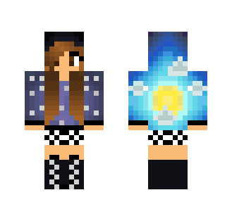 Night and Day girl - Girl Minecraft Skins - image 2