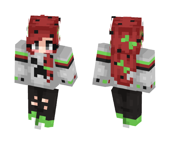 Exploding Creeper - Female Minecraft Skins - image 1