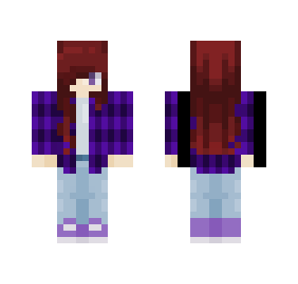 Rose: Purple Emo from Space - Female Minecraft Skins - image 2