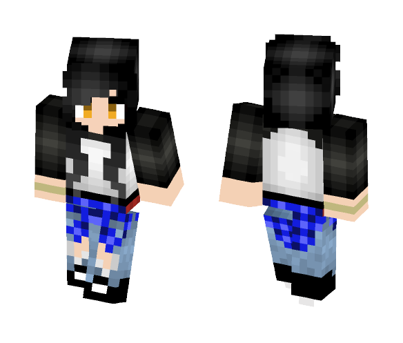 Cool Hipster chick - Female Minecraft Skins - image 1