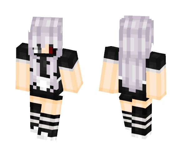 -Ghoul maid in town- - Female Minecraft Skins - image 1