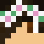 Pink Boy with Flower Crown - Boy Minecraft Skins - image 3