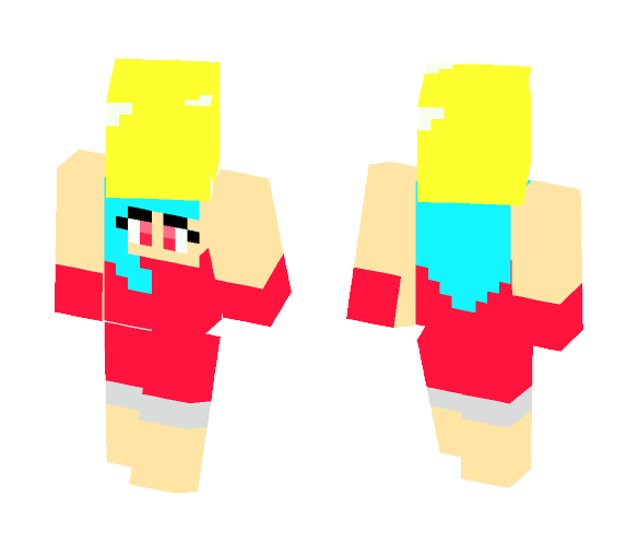 Mini girl holding gold - Girl Minecraft Skins - image 1